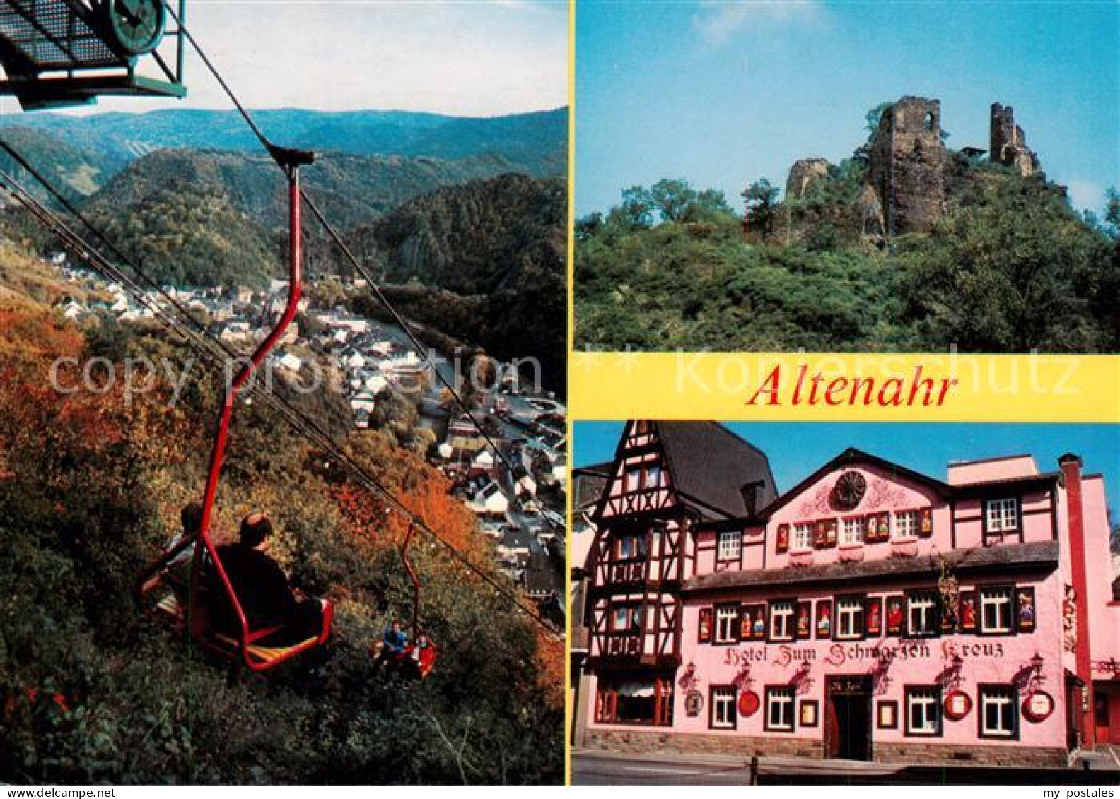 73789063 Altenahr Romantisches Ahrtal Mit Altenahr Sessellift Hotel Zum Schwarze - Bad Neuenahr-Ahrweiler