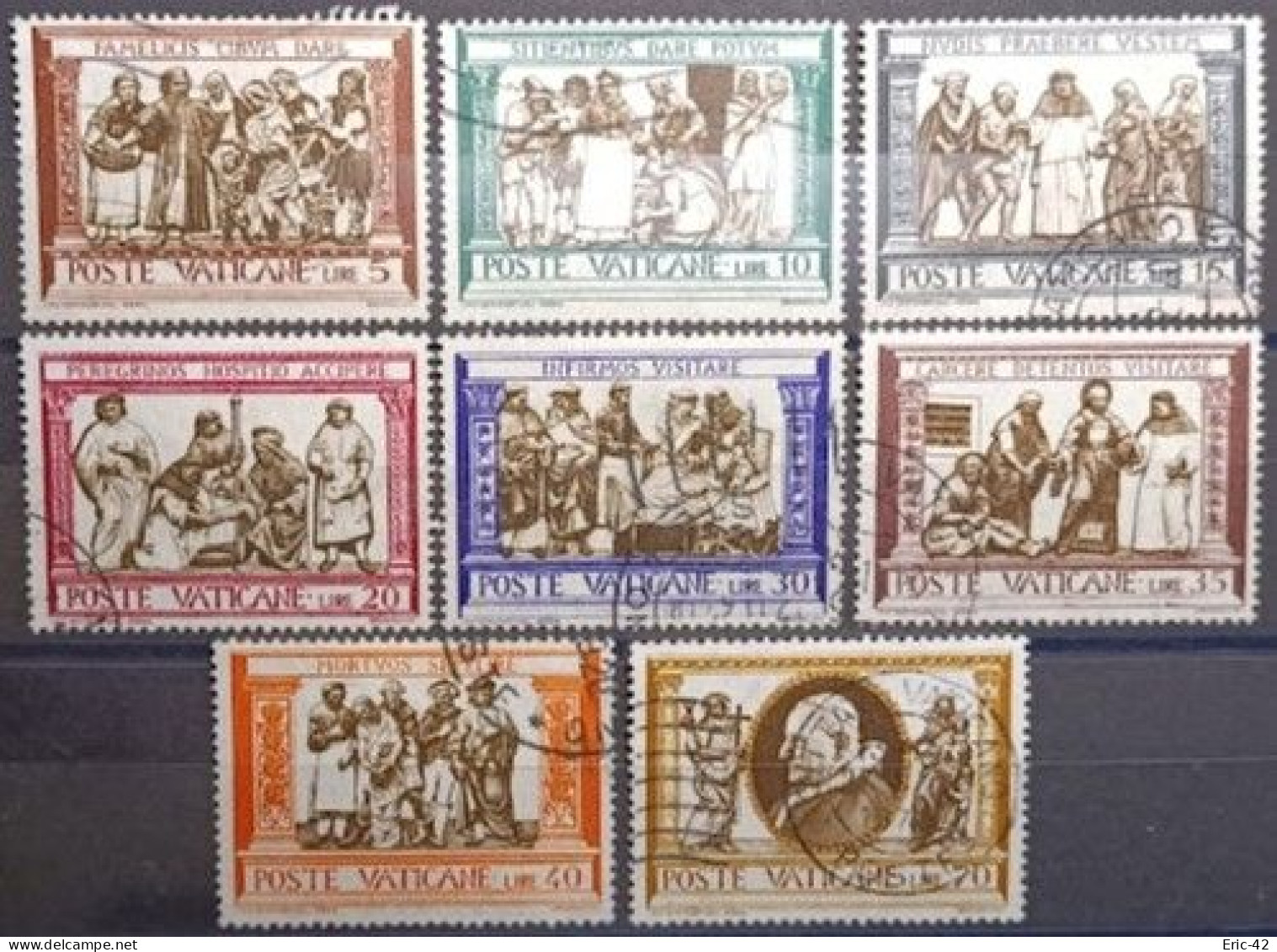 VATICAN. Y&T N°302/309 (issu D'une Collection). USED. - Used Stamps