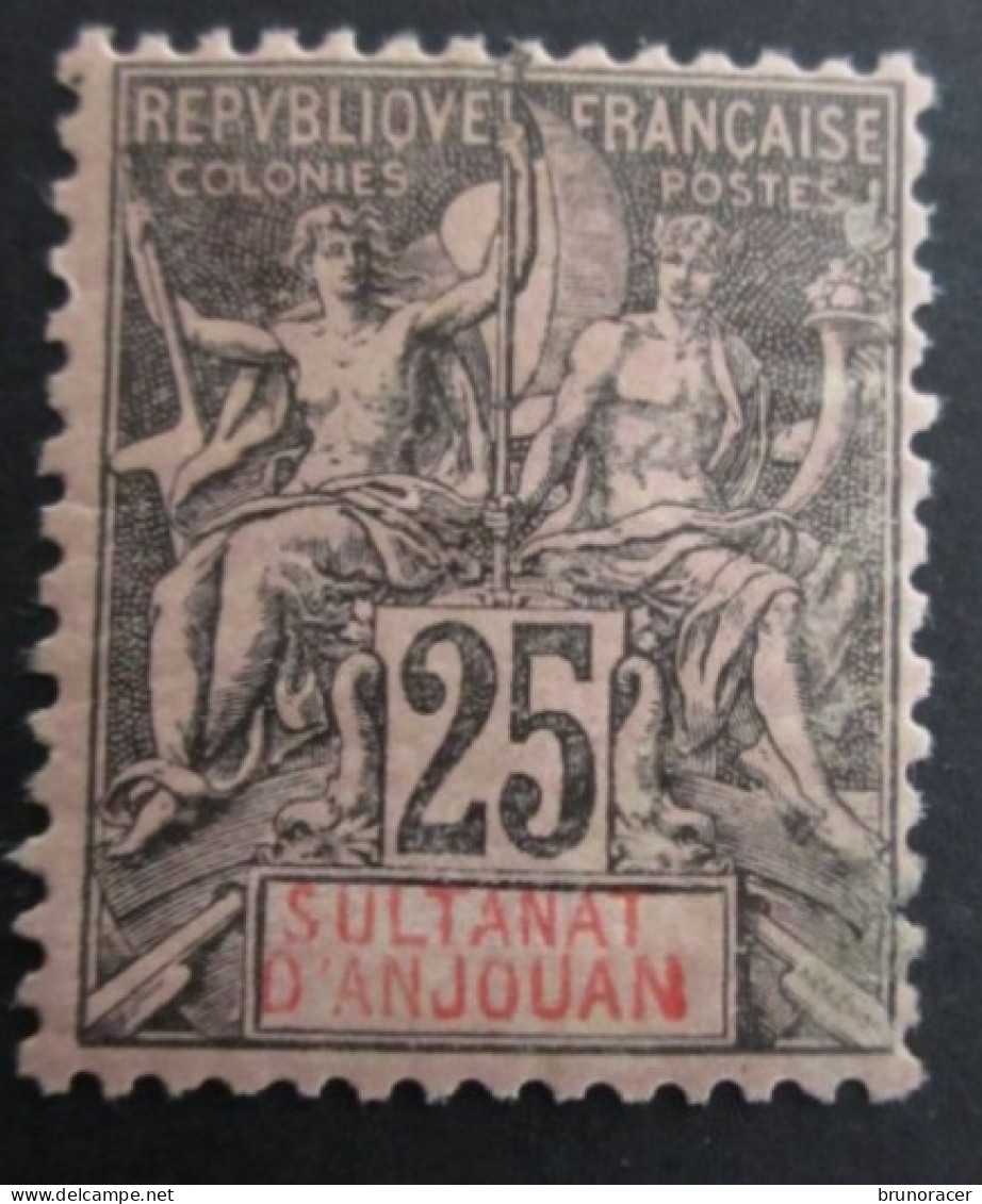 ANJOUAN N°8 NEUF* TB  COTE 20 EUROS VOIR SCANS - Unused Stamps