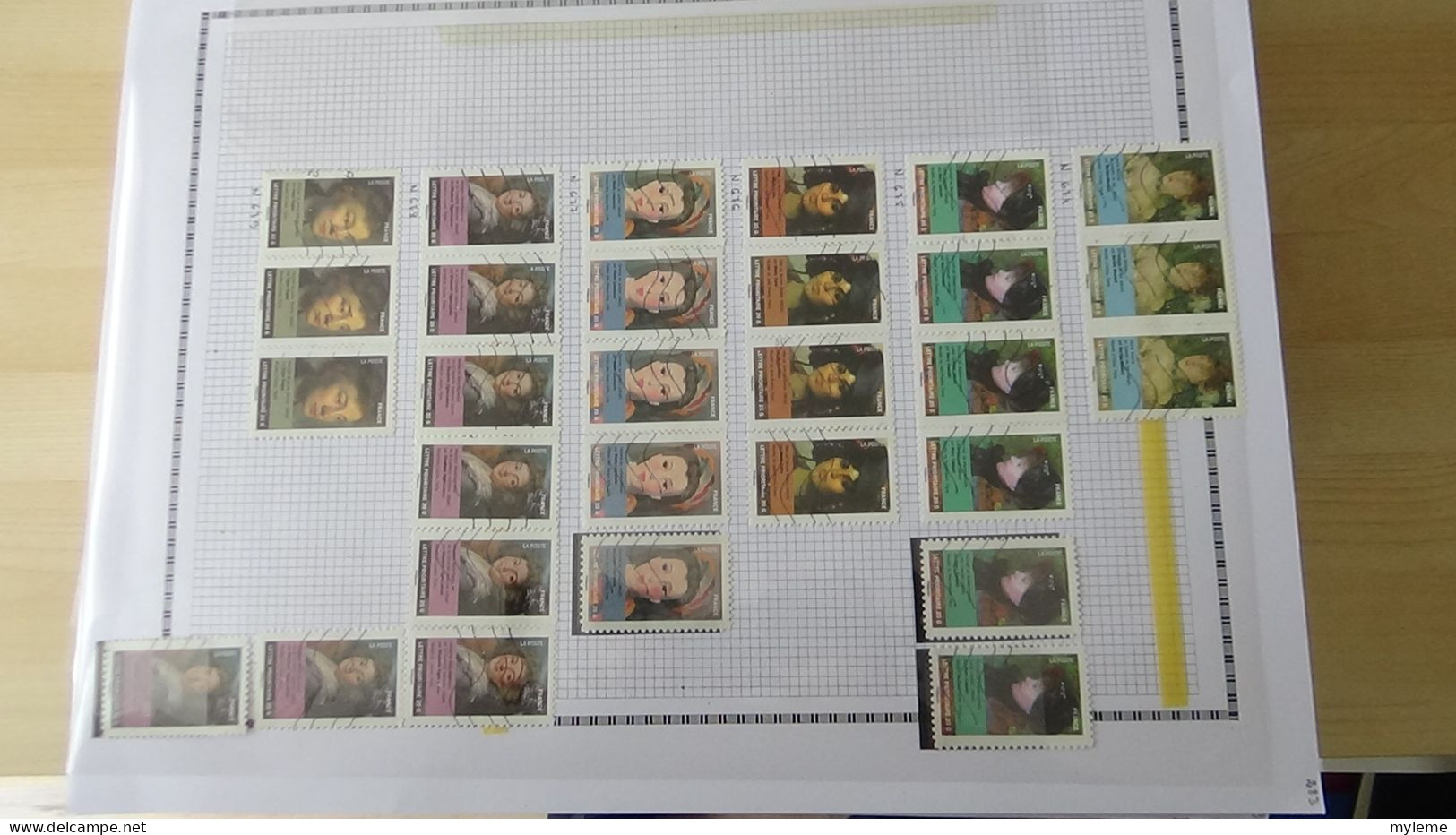 BF41 Mini stock de timbres oblitérés autoadhésif de France. A saisir !!!