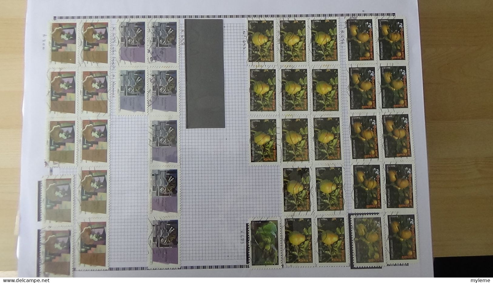 BF41 Mini stock de timbres oblitérés autoadhésif de France. A saisir !!!