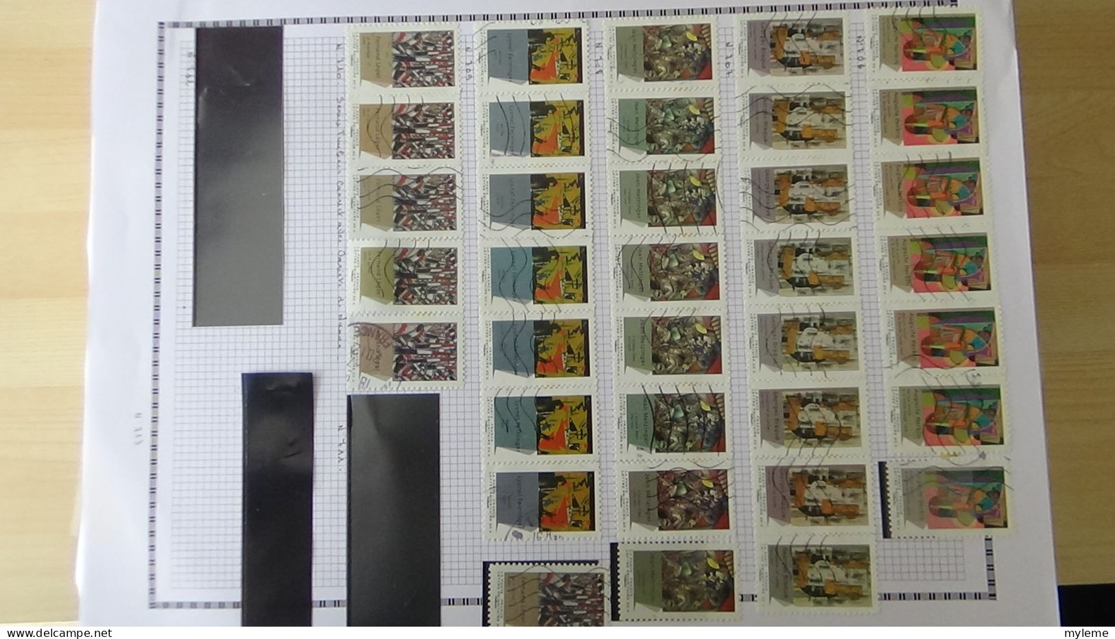 BF41 Mini stock de timbres oblitérés autoadhésif de France. A saisir !!!