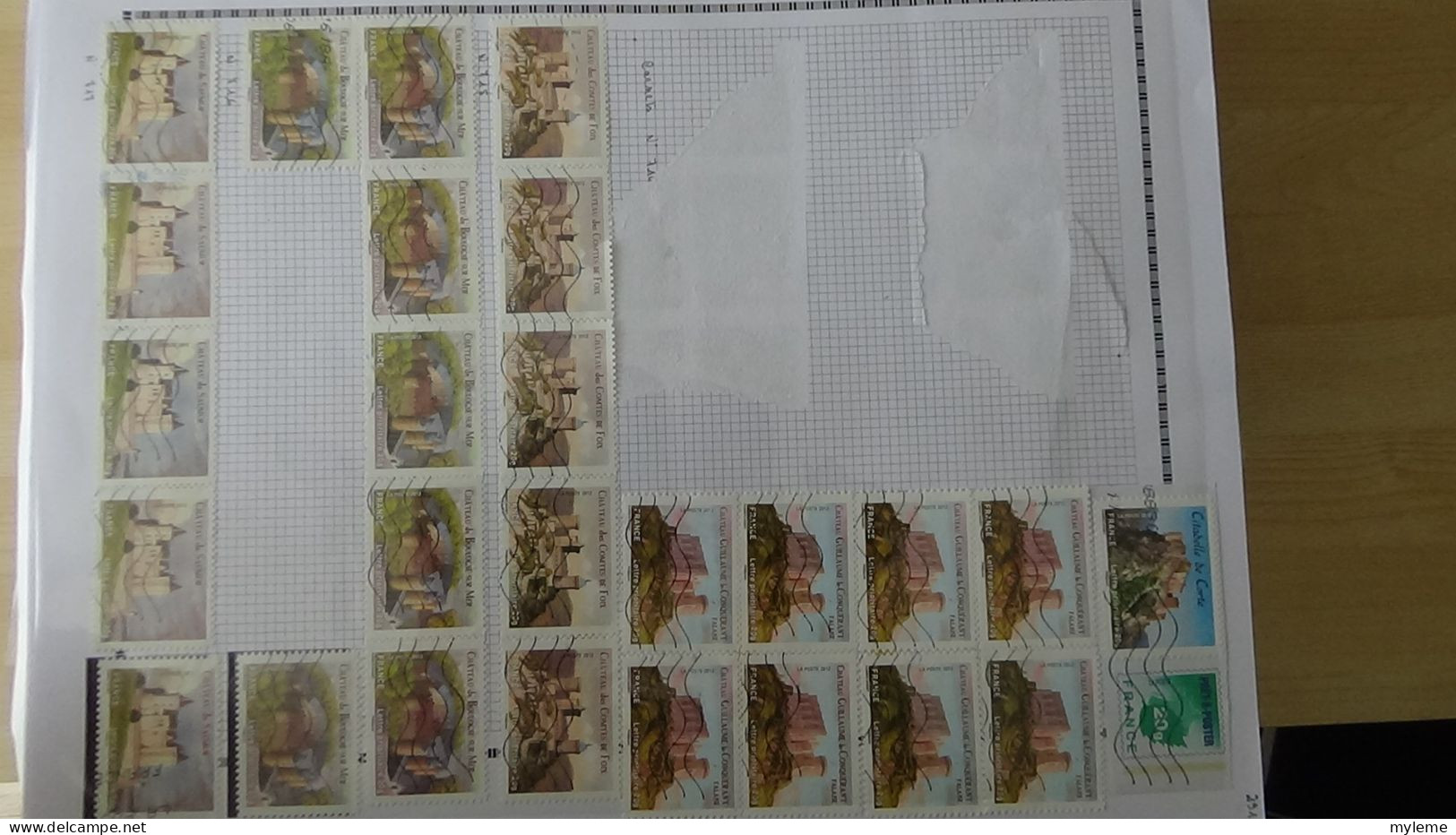 BF41 Mini stock de timbres oblitérés autoadhésif de France. A saisir !!!