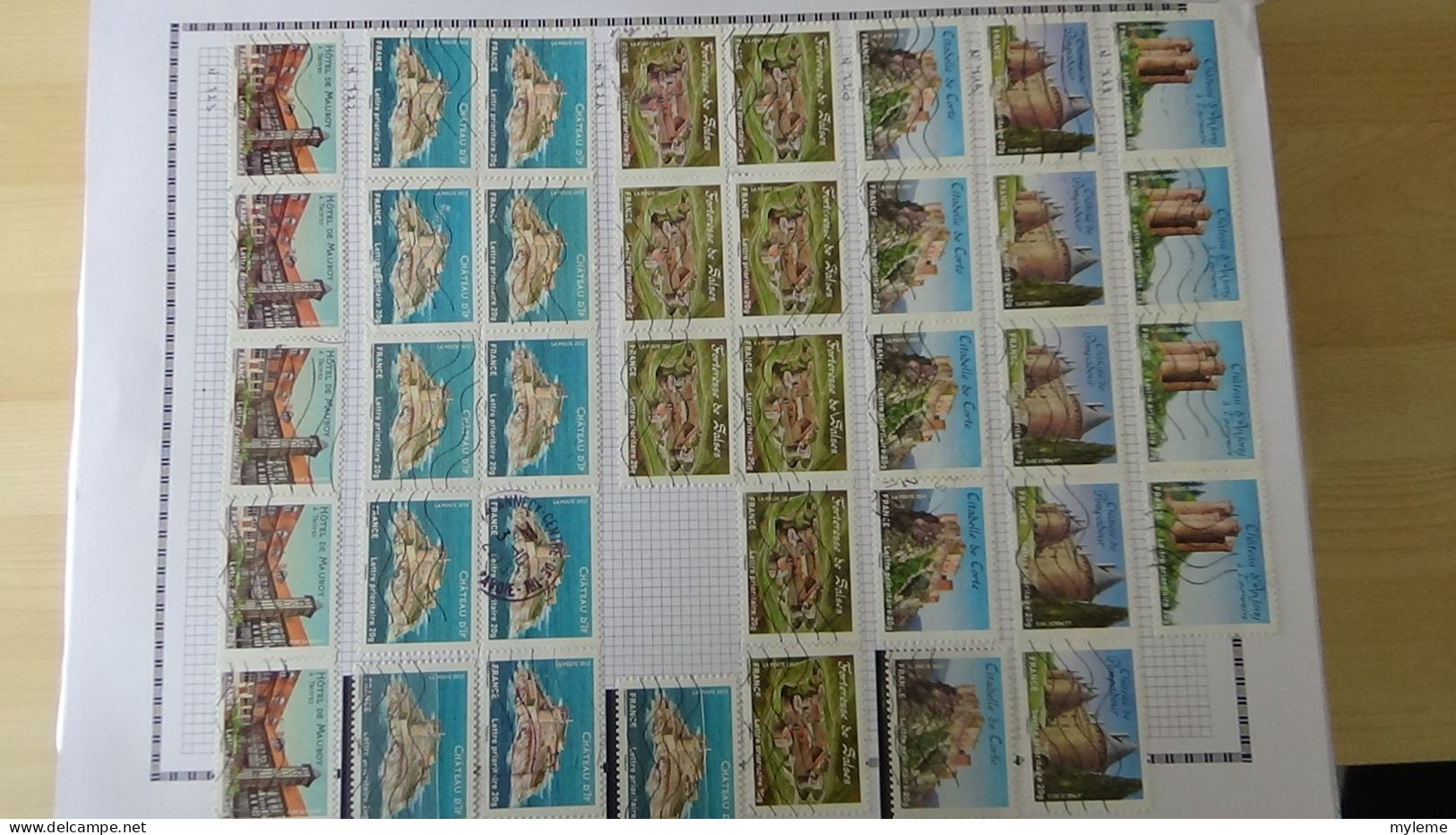 BF41 Mini stock de timbres oblitérés autoadhésif de France. A saisir !!!