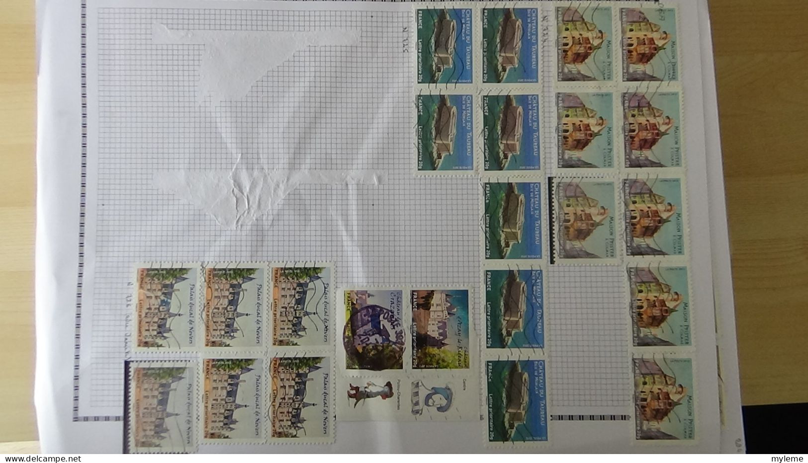 BF41 Mini stock de timbres oblitérés autoadhésif de France. A saisir !!!