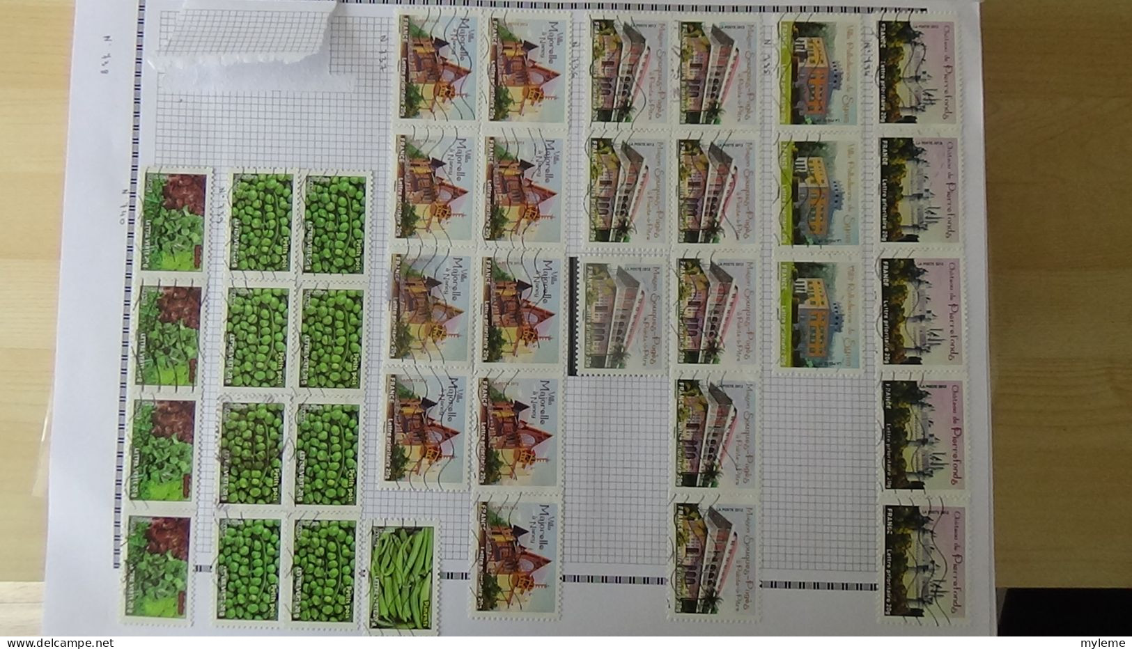 BF41 Mini stock de timbres oblitérés autoadhésif de France. A saisir !!!