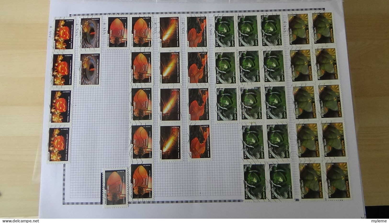 BF41 Mini stock de timbres oblitérés autoadhésif de France. A saisir !!!