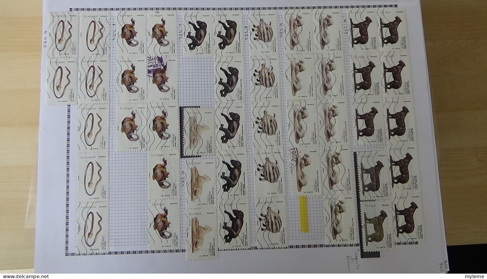 BF41 Mini stock de timbres oblitérés autoadhésif de France. A saisir !!!