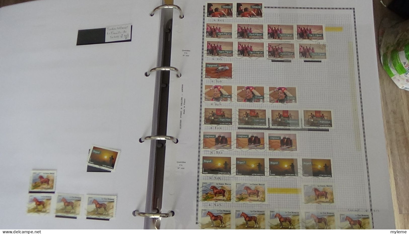 BF41 Mini stock de timbres oblitérés autoadhésif de France. A saisir !!!