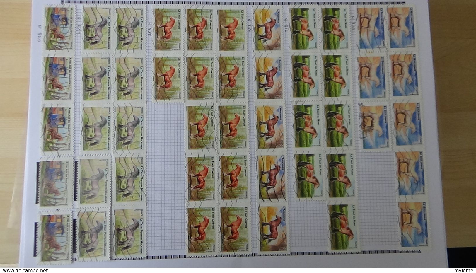 BF41 Mini stock de timbres oblitérés autoadhésif de France. A saisir !!!