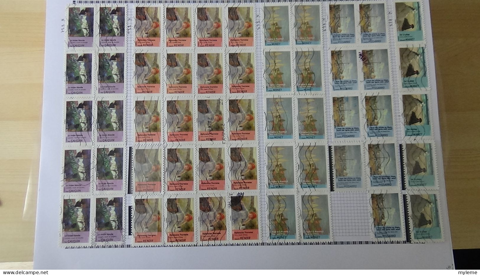 BF41 Mini stock de timbres oblitérés autoadhésif de France. A saisir !!!