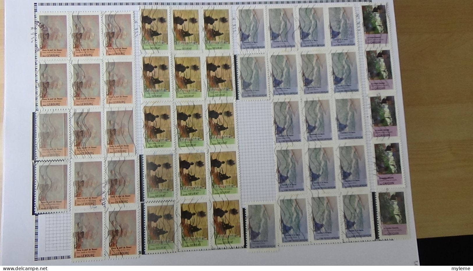 BF41 Mini stock de timbres oblitérés autoadhésif de France. A saisir !!!