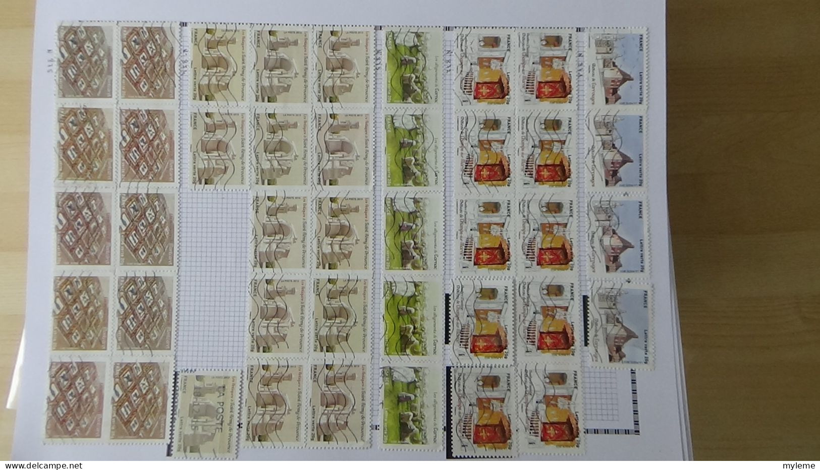 BF41 Mini stock de timbres oblitérés autoadhésif de France. A saisir !!!