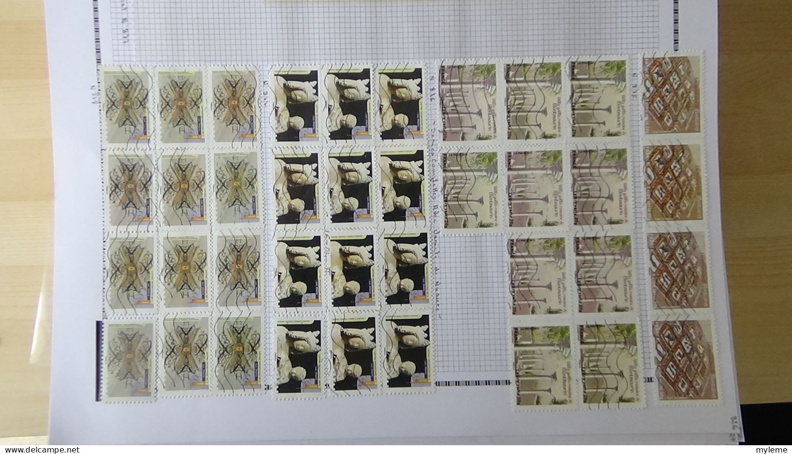 BF41 Mini stock de timbres oblitérés autoadhésif de France. A saisir !!!