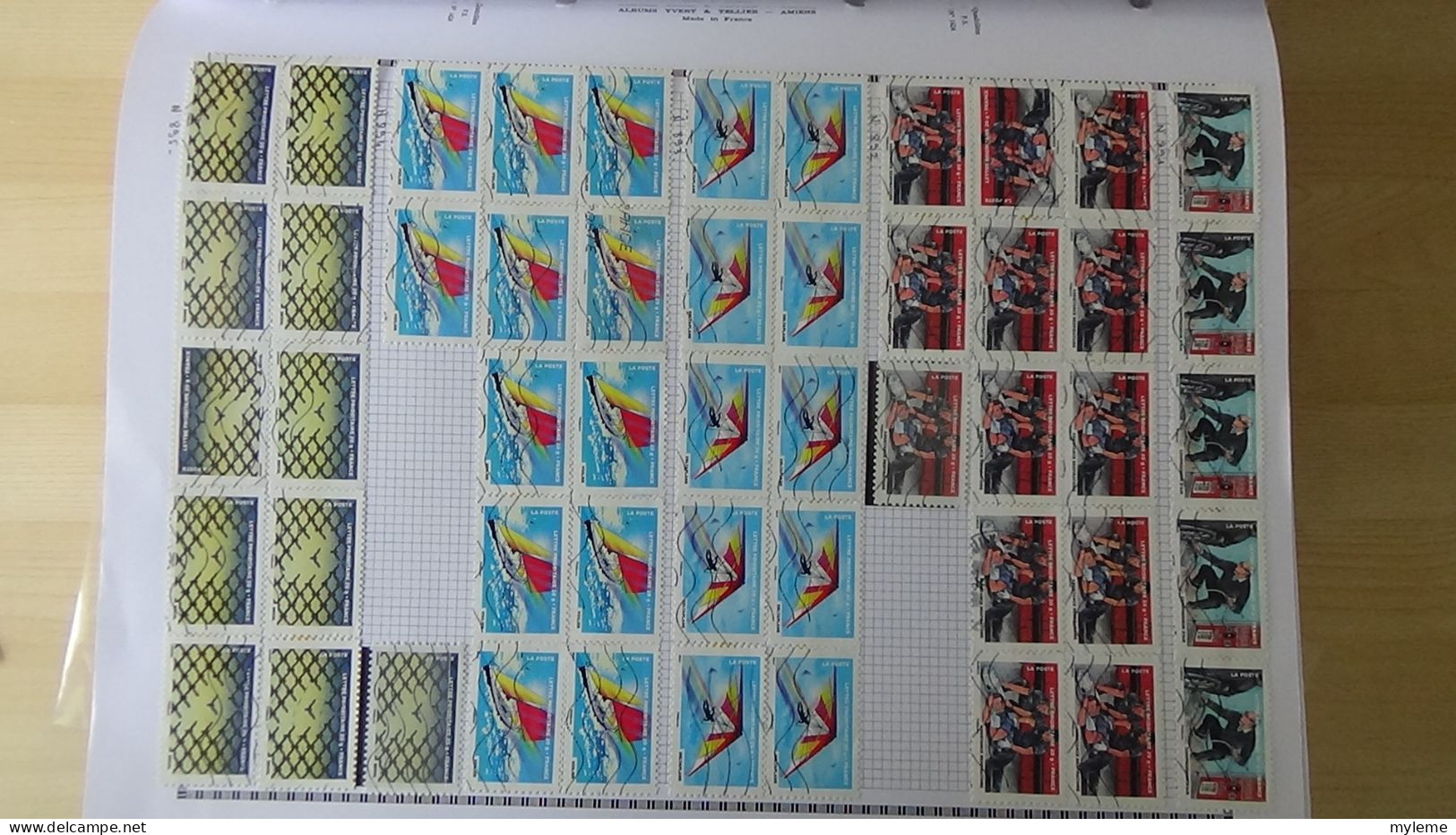 BF41 Mini stock de timbres oblitérés autoadhésif de France. A saisir !!!