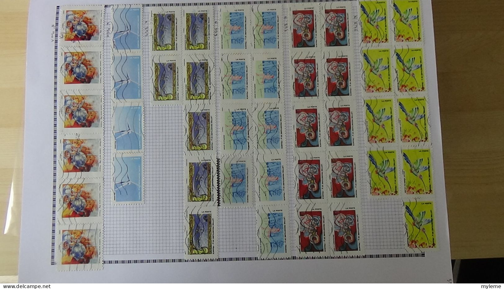 BF41 Mini stock de timbres oblitérés autoadhésif de France. A saisir !!!