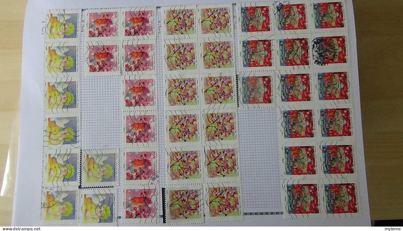 BF41 Mini stock de timbres oblitérés autoadhésif de France. A saisir !!!