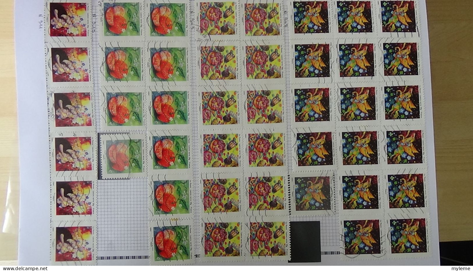 BF41 Mini stock de timbres oblitérés autoadhésif de France. A saisir !!!