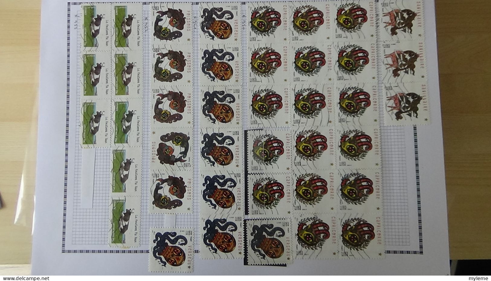 BF41 Mini stock de timbres oblitérés autoadhésif de France. A saisir !!!