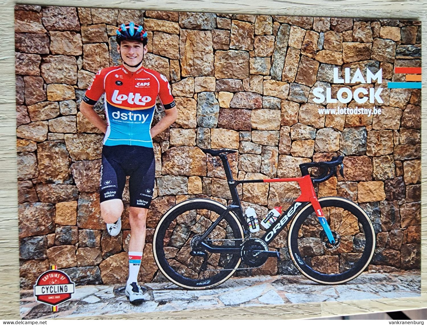 Card Liam Slock - Team Lotto Dstny - 2024 - Belgium - Cycling - Cyclisme - Ciclismo - Wielrennen - Radsport