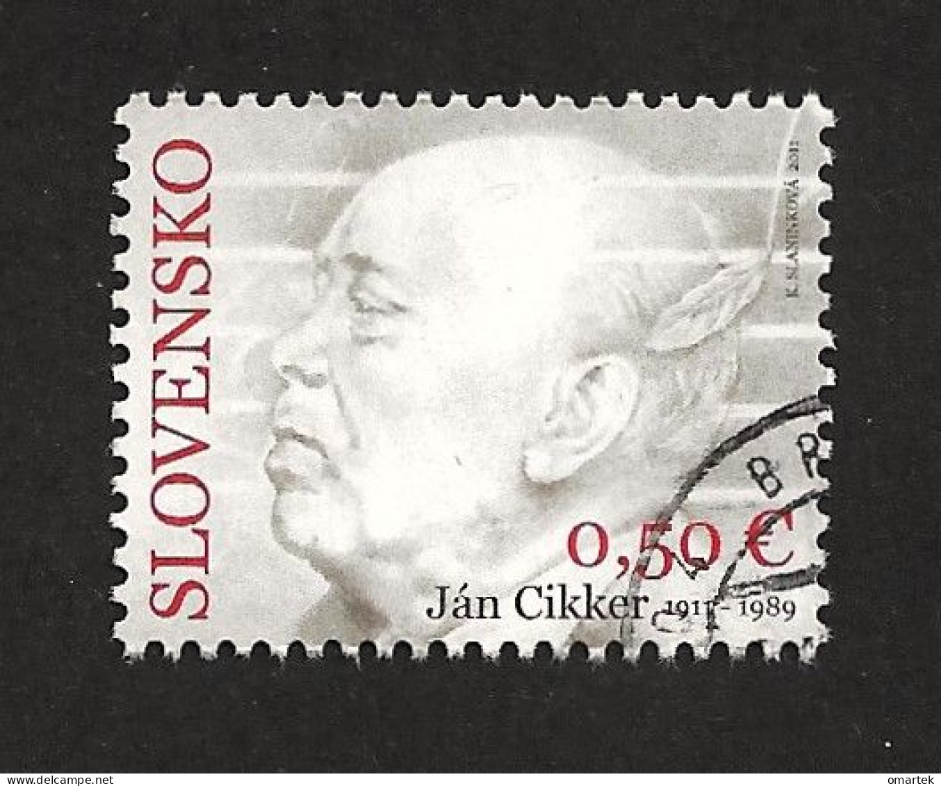 Slovakia Slowakei 2011 ⊙ Mi 666 Sc 622 Yv 582 Ján Cikker (1911 - 1989). - Usados