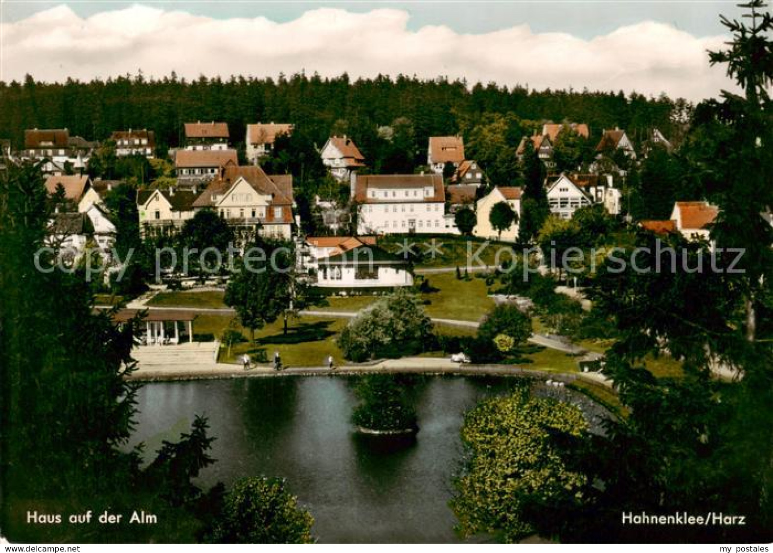 73788945 Hahnenklee-Bockswiese Harz Teilansicht Teich Haus Auf Der Alm Hahnenkle - Goslar