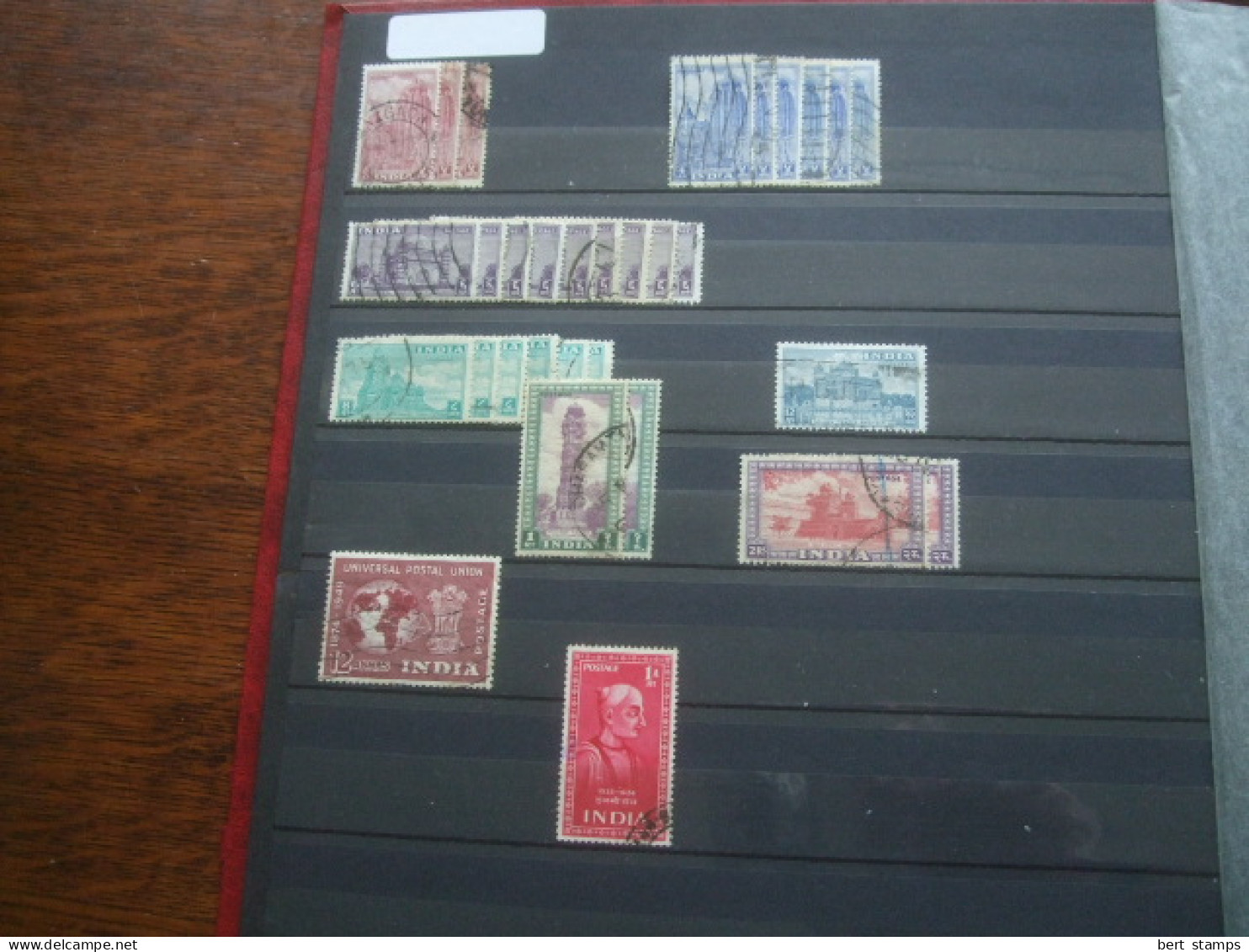 Stockbook  With India - Collections (en Albums)