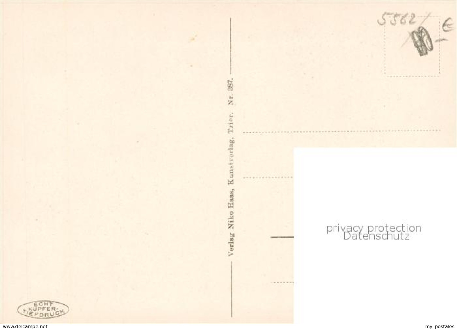 73788885 Manderscheid Eifel Ober- Und Niederburg Burgruinen Kupfertiefdruck Mand - Manderscheid