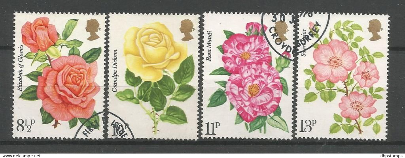 Gr. Britain 1976 Roses Y.T. 795/798 (0) - Used Stamps