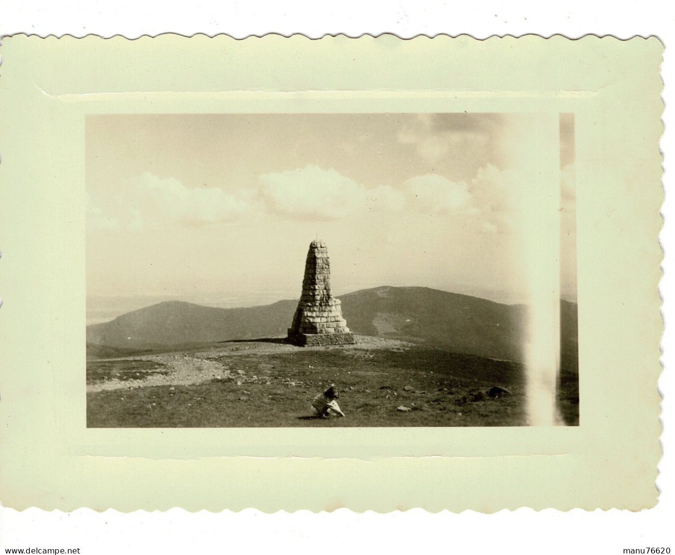 Ref 1 - Photo : Le Grand Ballon , Monument Des Chasseurs Alpins - Alsace  - France . - Europa