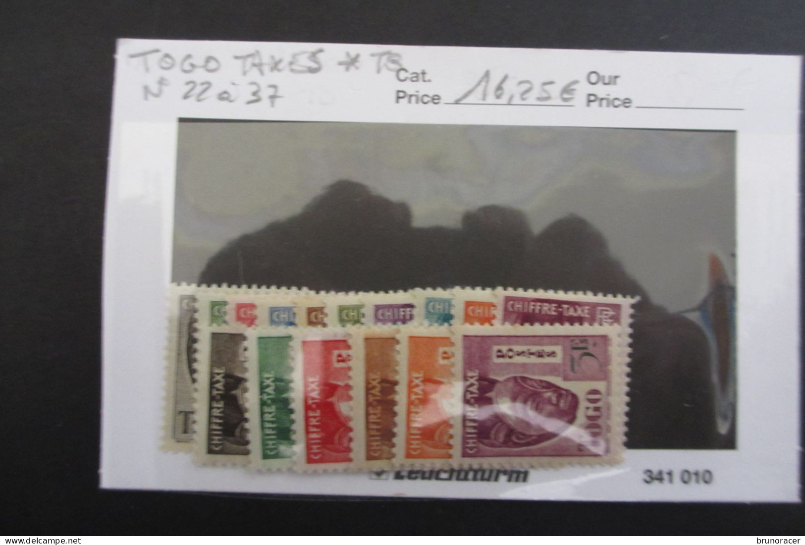 TOGO TAXES N°22 à 37 NEUF* TB  COTE 16,25 EUROS VOIR SCANS - Unused Stamps