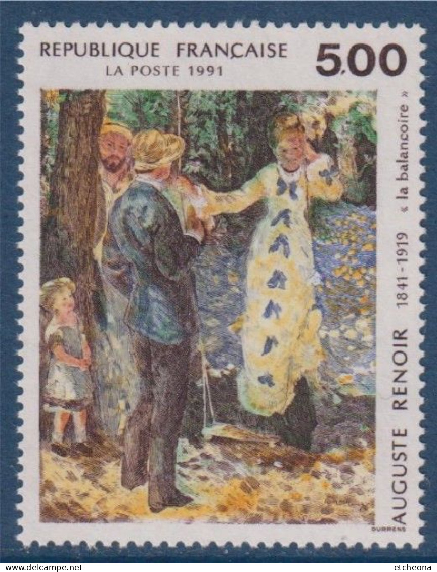 Série Artistique: "La Balançoire" D'Auguste Renoir N°2692 Neuf - Unused Stamps