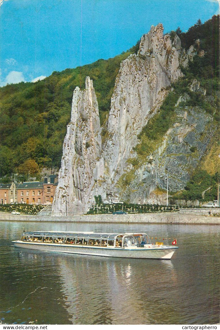 Navigation Sailing Vessels & Boats Themed Postcard Ville De Dinant Pleasure Cruise - Segelboote