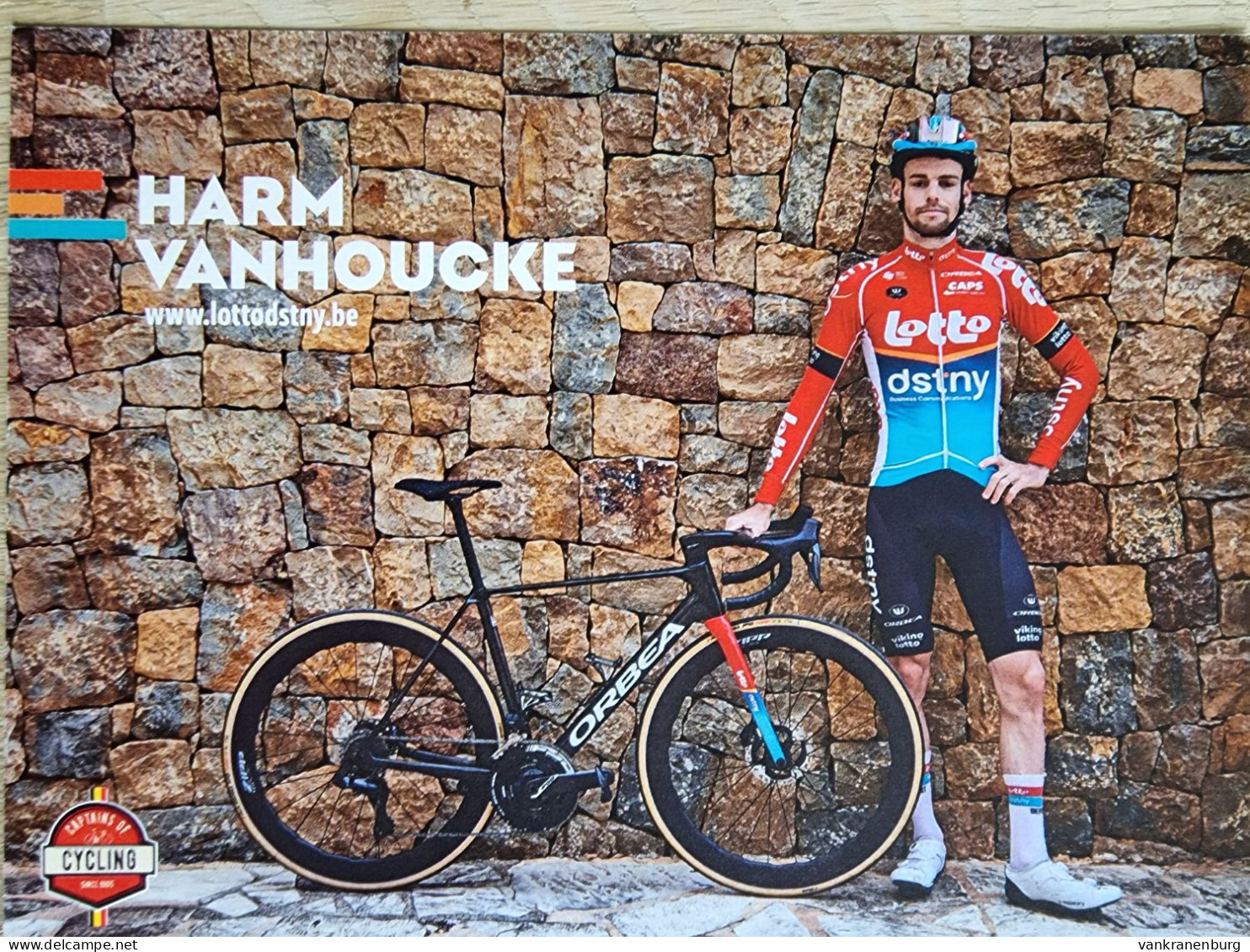 Card Harm Vanhoucke - Team Lotto Dstny - 2024 - Belgium - Cycling - Cyclisme - Ciclismo - Wielrennen - Cycling