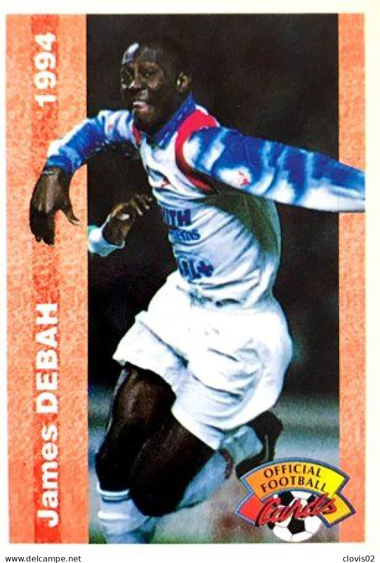 183 James Debah - Olympique Lyonnais - Panini Official Football Cards 1994 - Trading-Karten