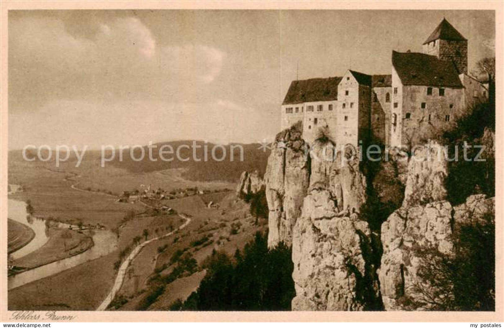 73788823 Schloss Prunn Riedenburg Aussenansicht M. Panorama  - Sonstige & Ohne Zuordnung