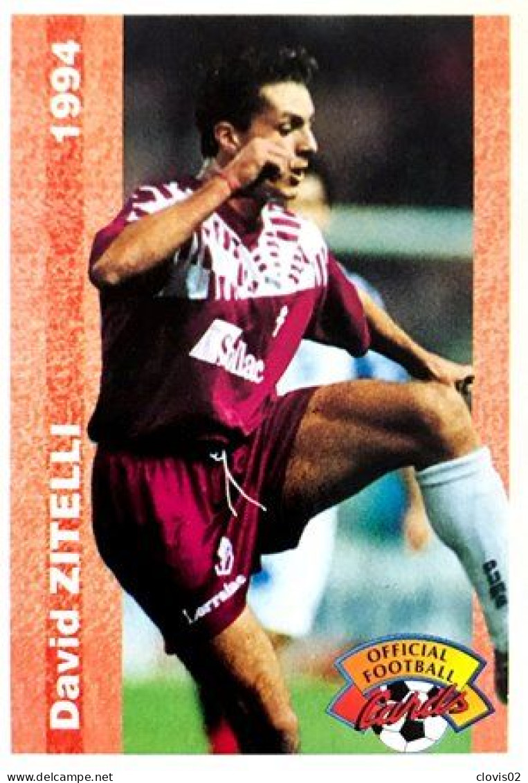 197 David Zitelli - FC Metz - Panini Official Football Cards 1994 - Tarjetas