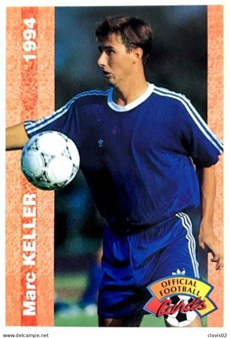 212 Marc Keller - RC Strasbourg - Panini Official Football Cards 1994 - Trading-Karten