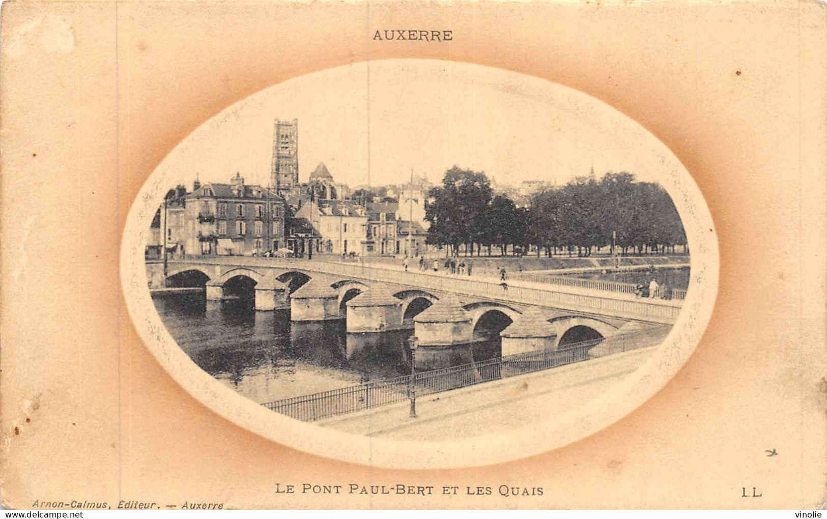 24-5242 :  AUXERRE. LE PONT PAUL-BERT ET LES QUAIS - Auxerre