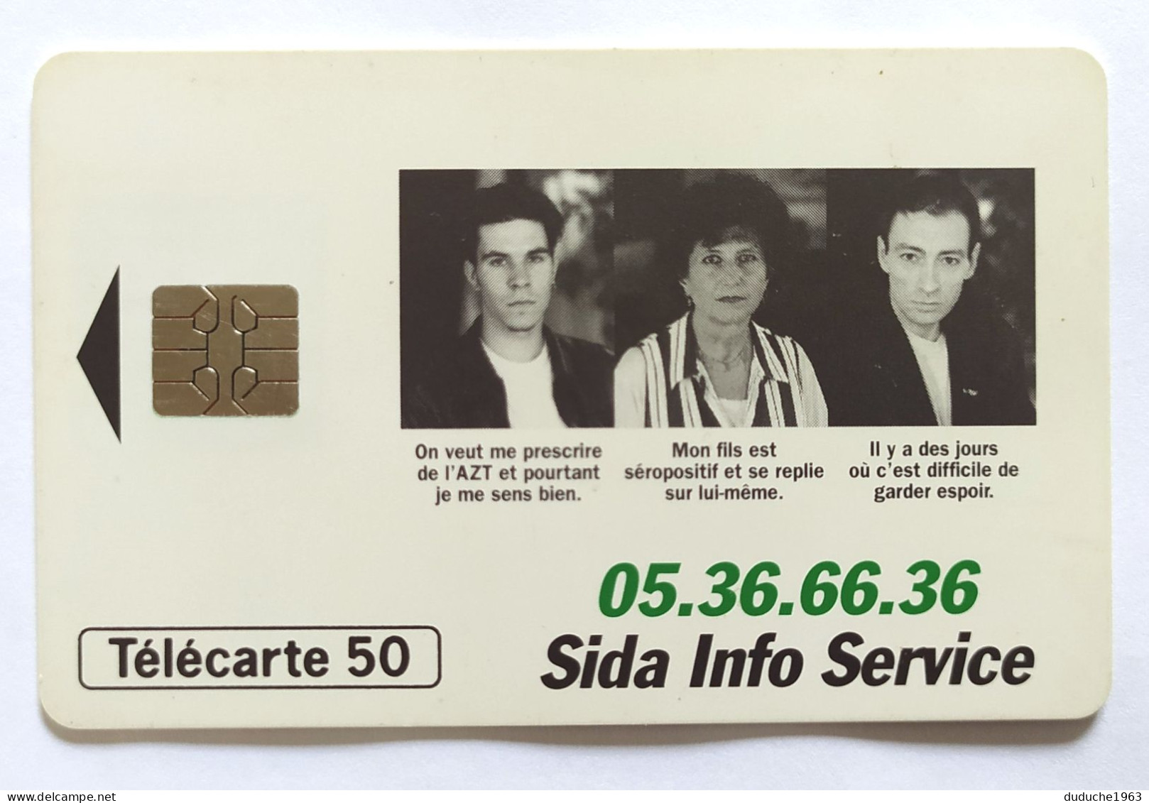 Télécarte France - Sida Info Service - Unclassified