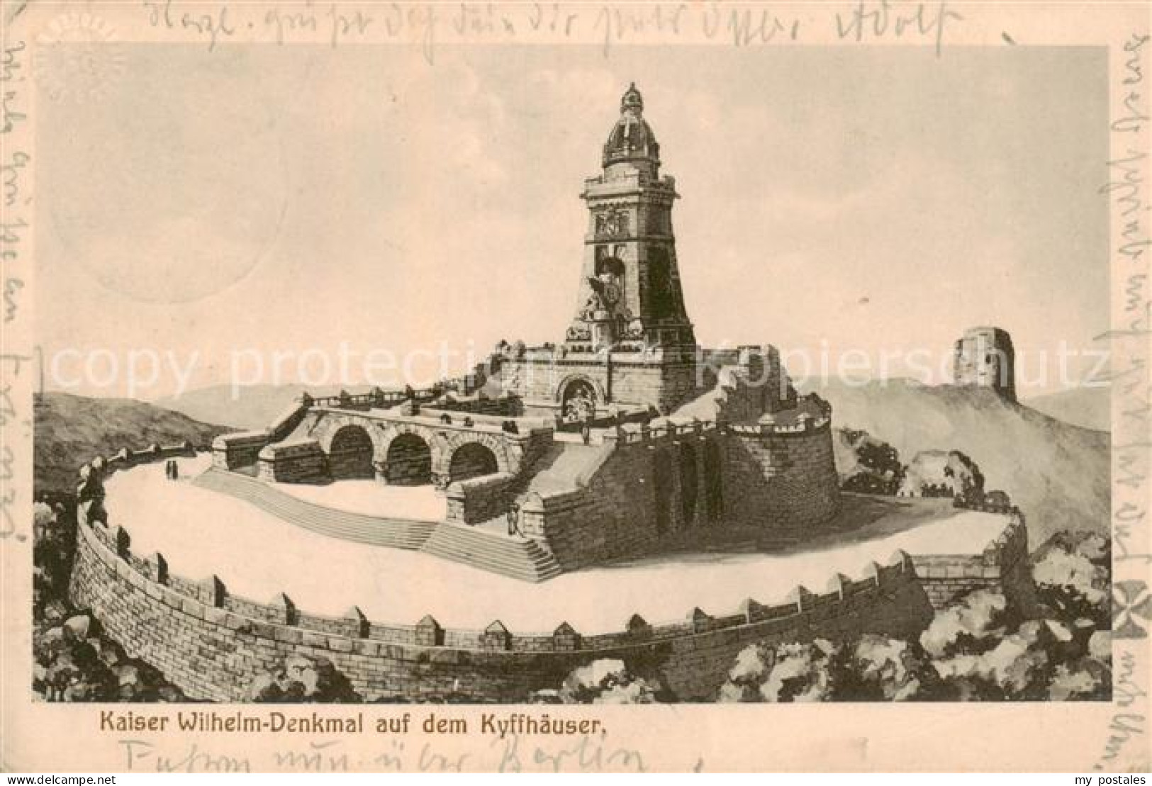 73788783 Kyffhaeuserdenkmal Kaiser-Wilhelm-Denkmal Kyffhaeuserdenkmal - Bad Frankenhausen