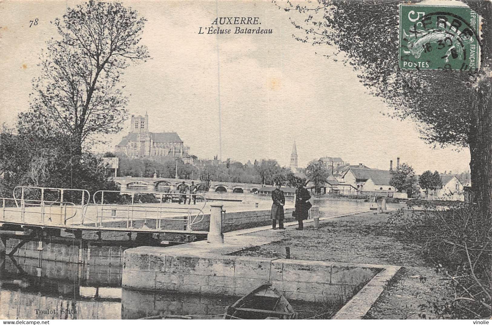 24-5243 :  AUXERRE. ECLUSE BATARDEAU - Auxerre
