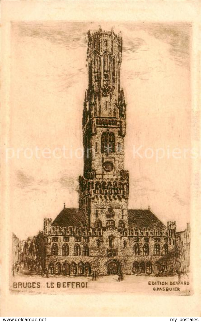 73788770 Bruges Brugge Flandre Le Beffroi  - Other & Unclassified