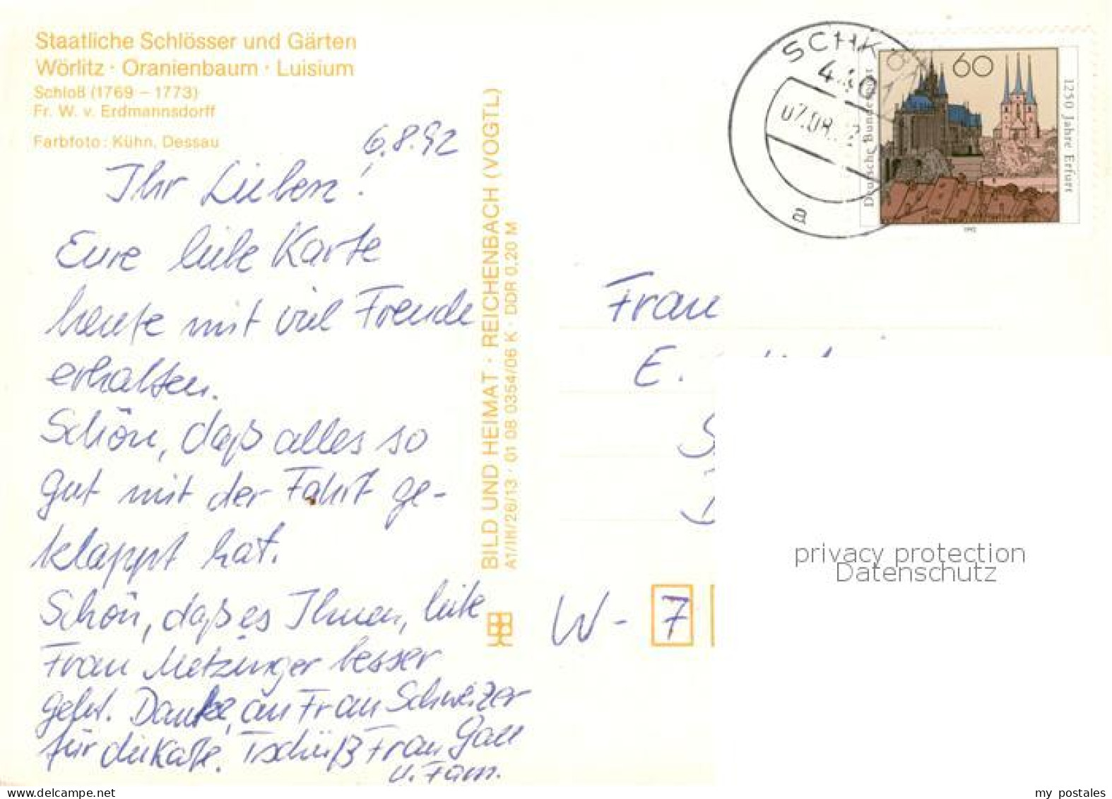 73788755 Woerlitz Oranienbaum Luisium Schloss Woerlitz - Autres & Non Classés