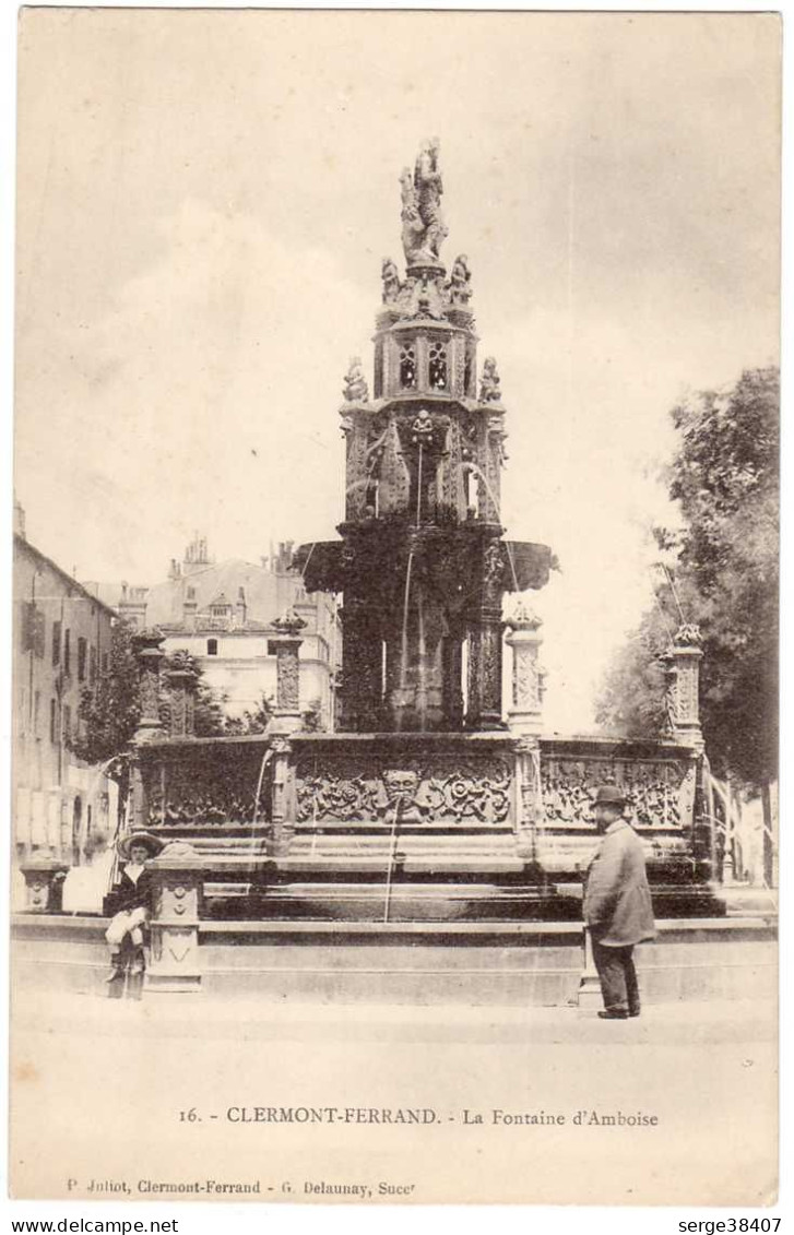 Clermont-Ferrand - La Fontaine D'Amboise - 1904 - Animée # 3-8/8 - Clermont Ferrand