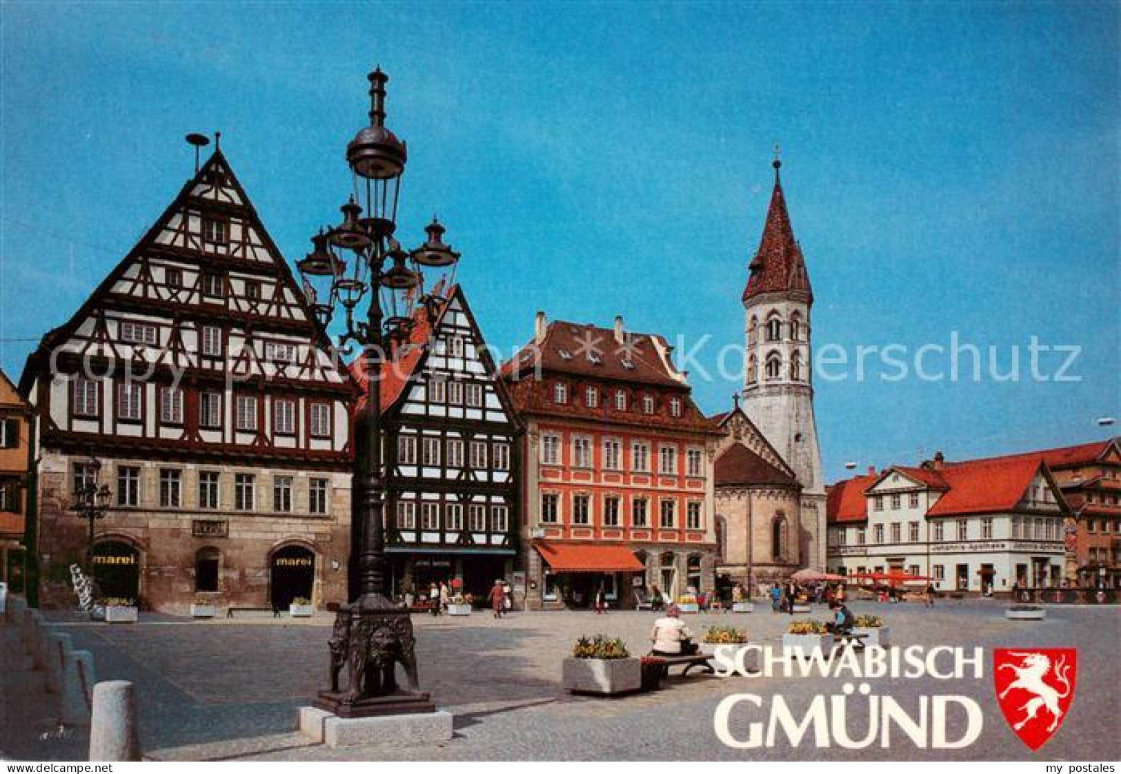 73788749 Schwaebisch Gmuend Oberer Marktplatz Mit Johanniskirche Schwaebisch Gmu - Schwäbisch Gmünd