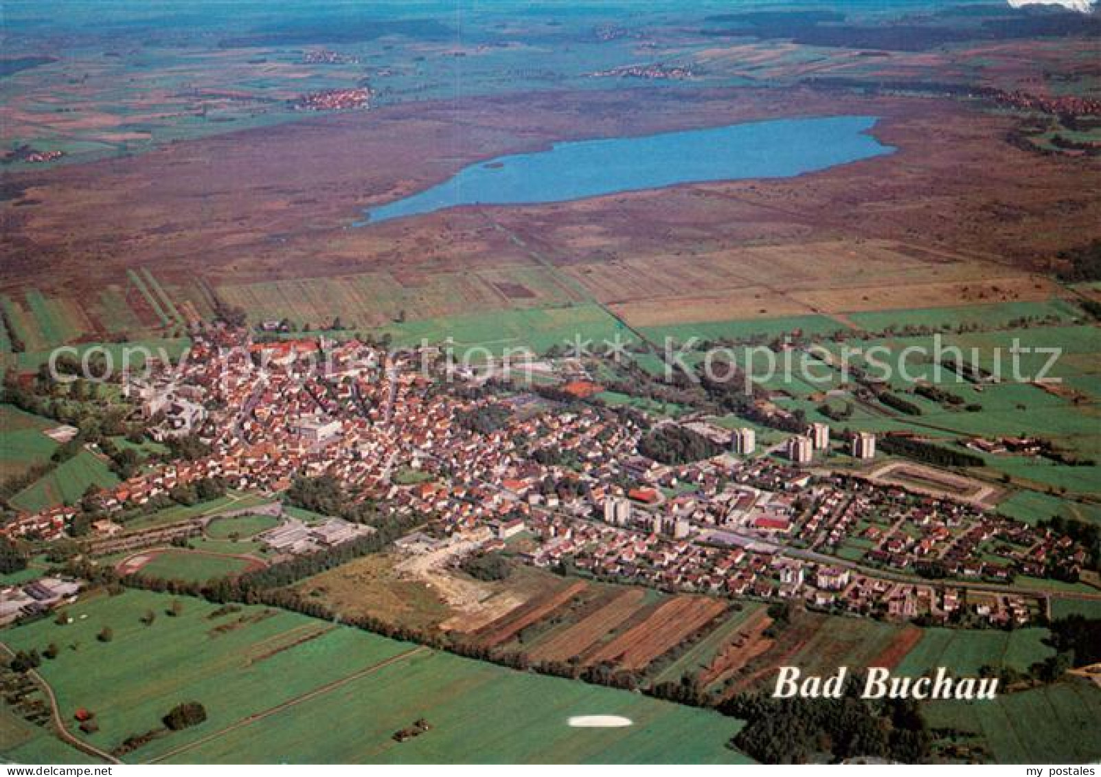 73788742 Bad Buchau Federsee Fliegeraufnahme Bad Buchau Federsee - Bad Buchau