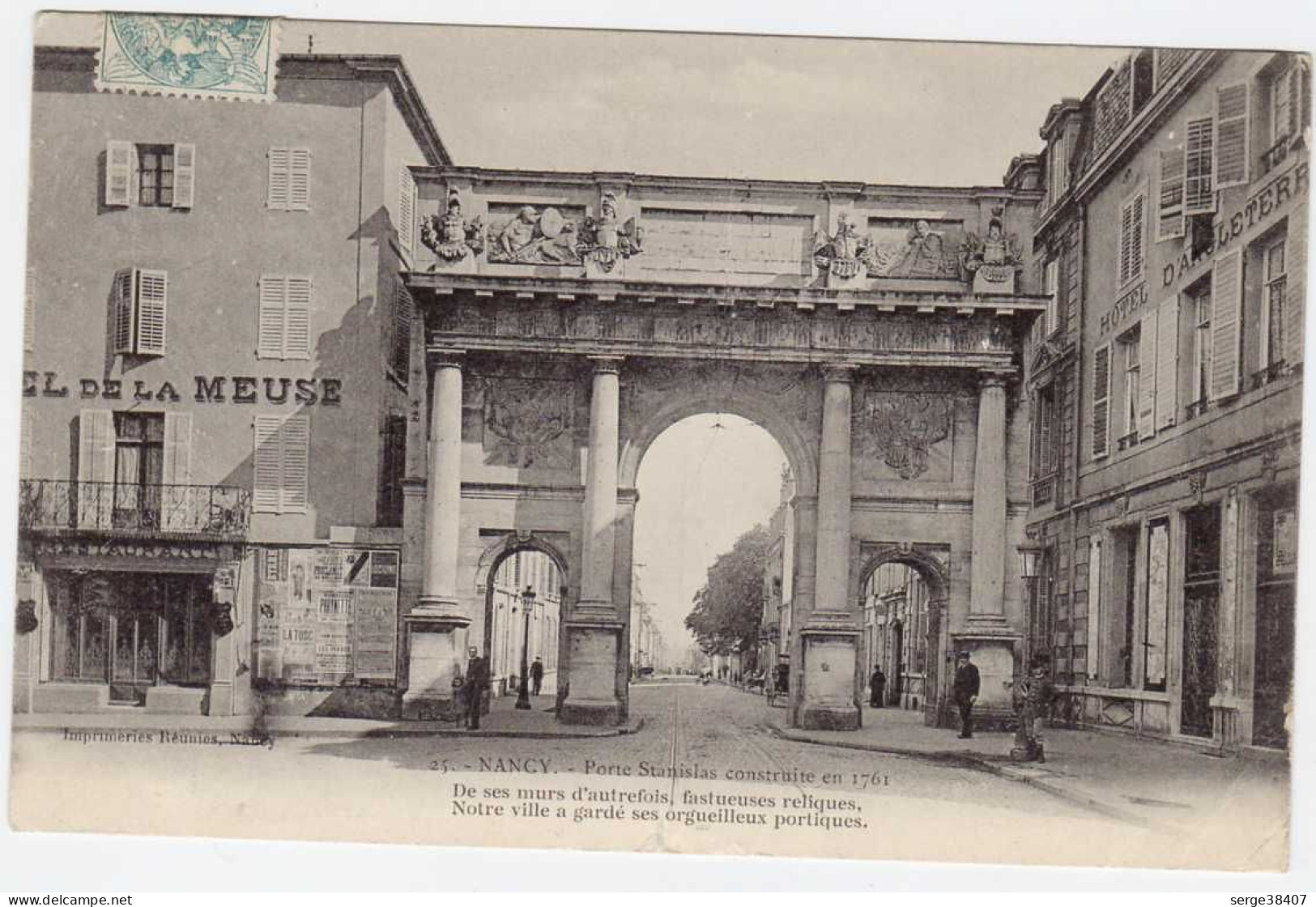 Nancy - Porte Stanislas - 1905 - Animée - Affiches # 3-8/8 - Nancy