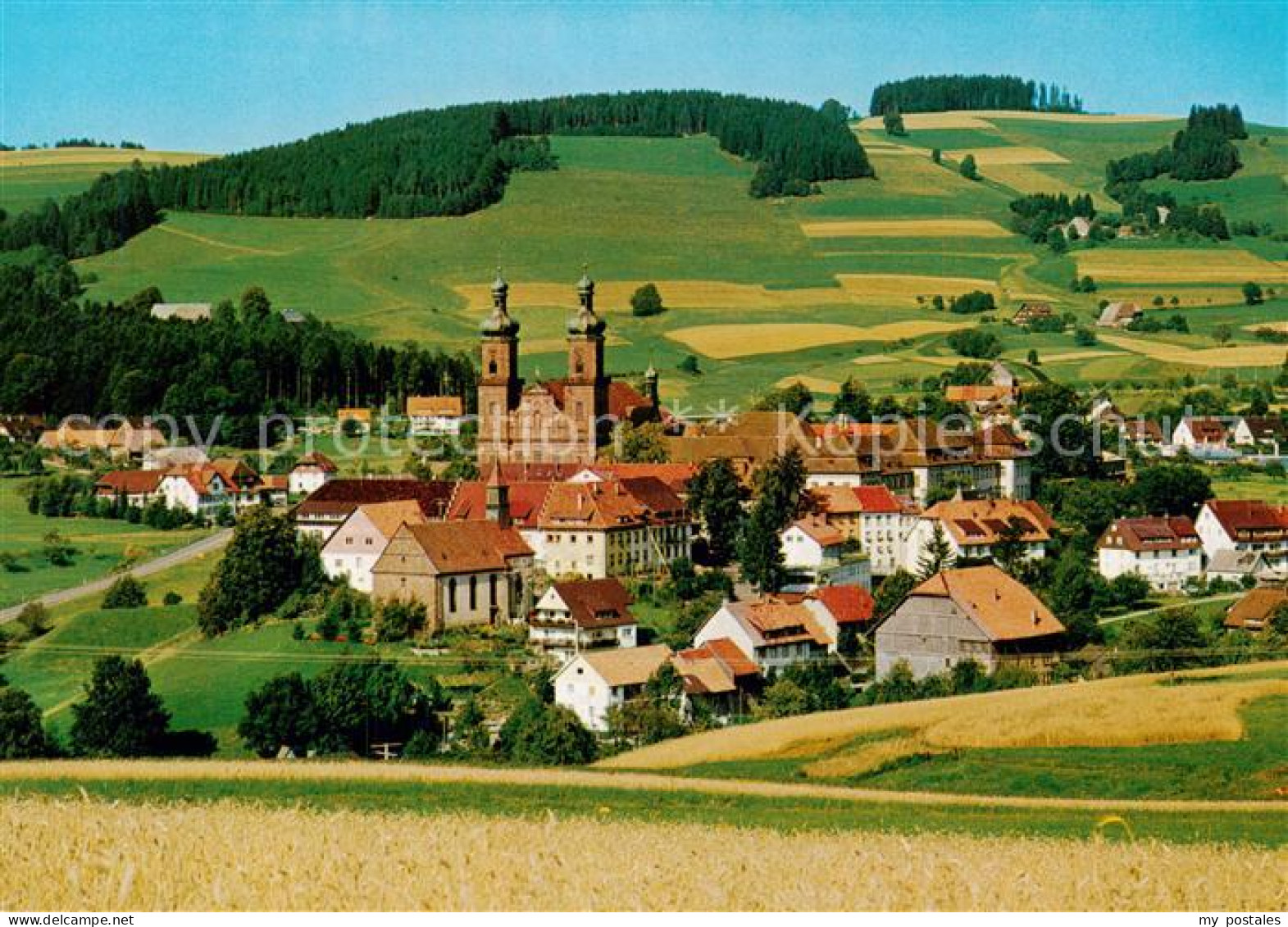 73788738 St Peter Schwarzwald Panorama Kirche St Peter St Peter Schwarzwald - St. Peter