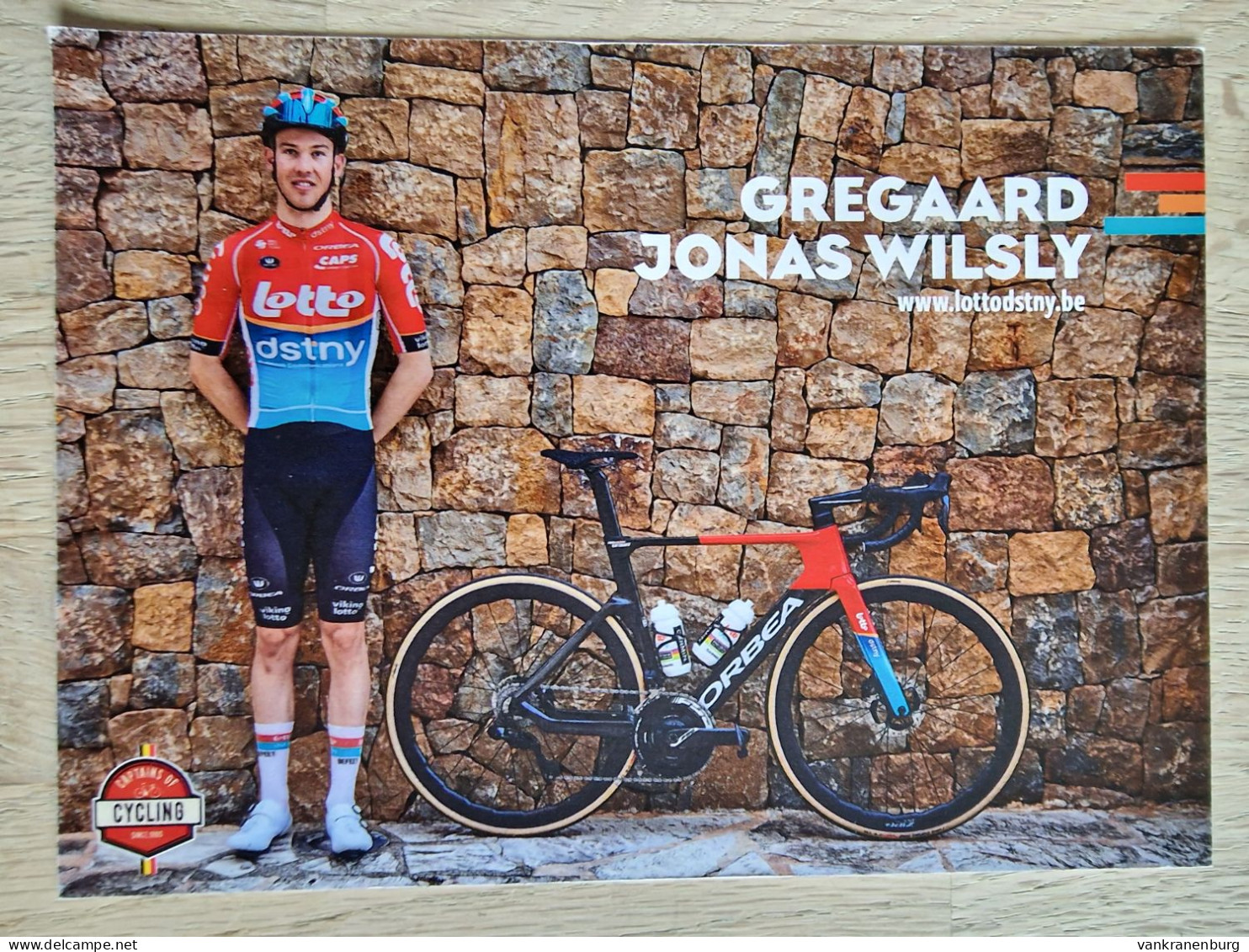 Card Gregaard Jonas Wilsly - Team Lotto Dstny - 2024 - Belgium - Cycling - Cyclisme - Ciclismo - Wielrennen - Wielrennen